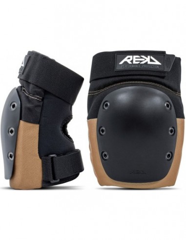 rekd knee pad schwarz-khaki