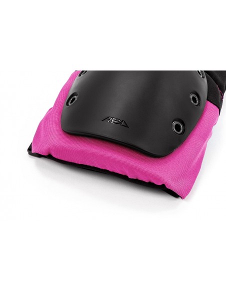 Comprar rekd knee pad schwarz-rosa