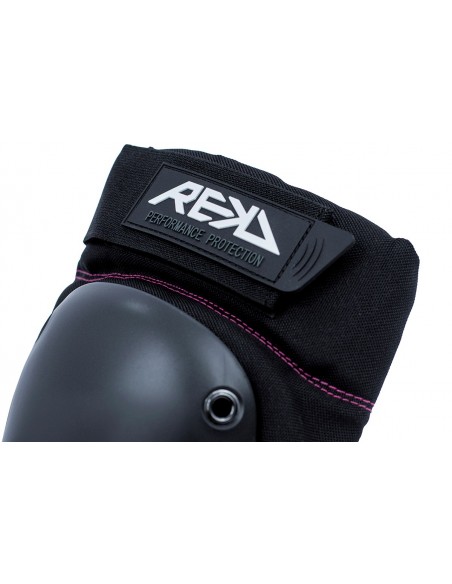 Oferta rekd knee pad schwarz-rosa