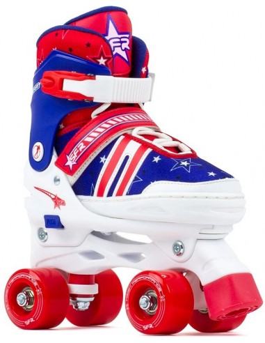 sfr spectra adjustable quad skates blau/rot