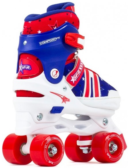 Comprar sfr spectra adjustable quad skates blau/rot