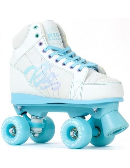 rio roller lumina quad skates weiss/blau
