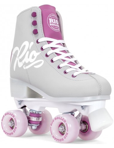 rio roller script quad skates grau/purpel