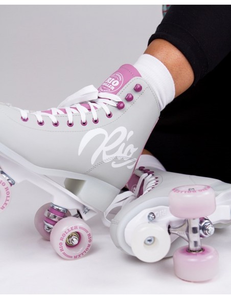 Oferta rio roller script quad skates grau/purpel