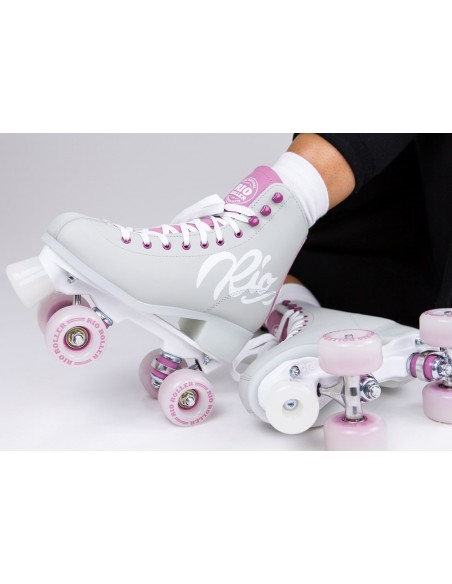 Producto rio roller script quad skates grau/purpel