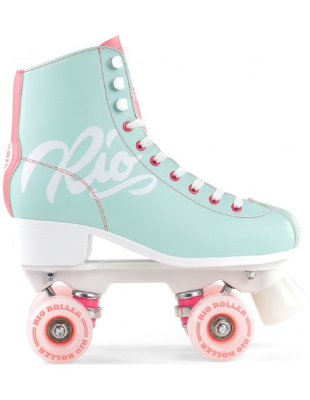 Comprar rio roller script quad skates hellgrün/koralle