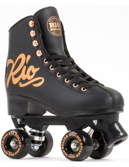 rio roller rose quad skates rose schwarz