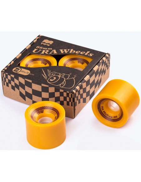 Venta yow ura wheels 66mm x 51mm 80a mustard - 4 pack