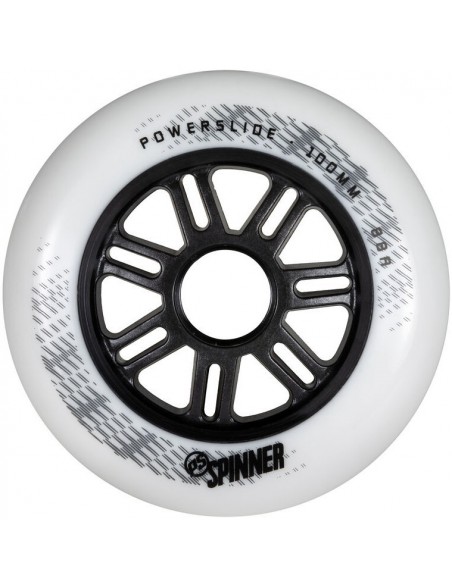 powerslide spinner 100mm 88a weiss - 3 pack