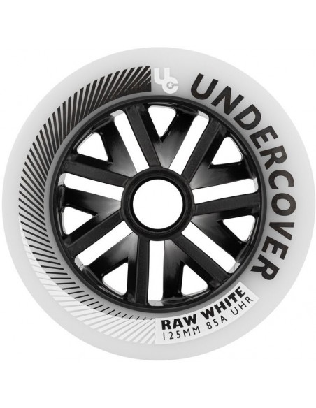 undercover raw 125mm 85a weiss - 6 pack