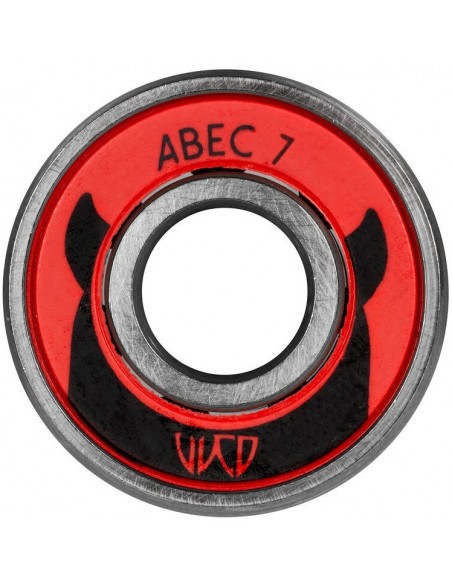 wicked abec 7 bearings - 8 pack