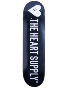 HEART SUPPLY STRONG DECK 8.25" SCHWARZ