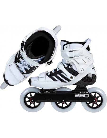 Venta schlittschuhe powerslide hc evo pro 110 3x110mm schwarz & weiß