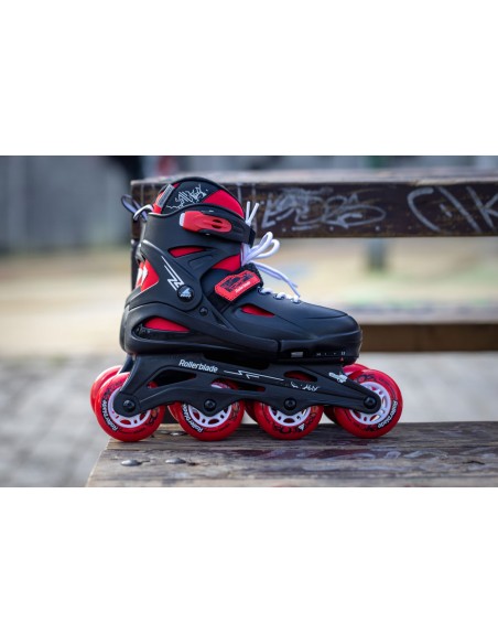 Venta rollerblade fury combo schlittschuhe für kinder. stretch-skates mit protektoren.