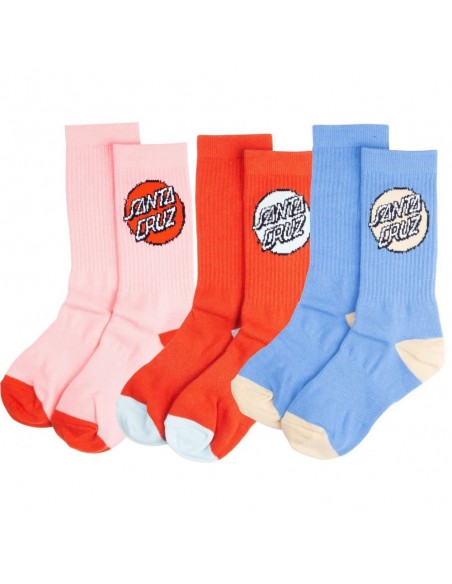 santa cruz pop dot damen socken assorted - 3er pack