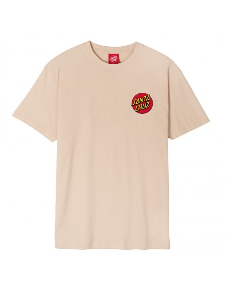 Comprar santa cruz classic dot chest t-shirt creme