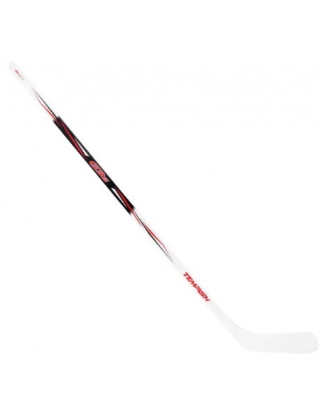 feldhockeyschläger tempish g3s 130cm weiß und rot.