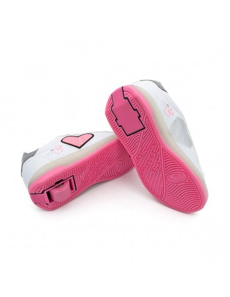 Venta breezy rollers light heart rollschuhe in weiß und rosa