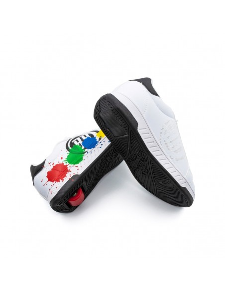 Producto breezy rollers splatter white-black-multi shoes with wheels