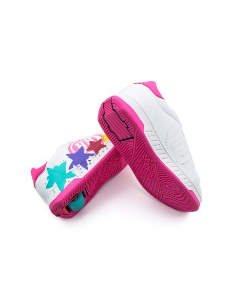 Venta breezy rollers splatter white-pink shoes with wheels