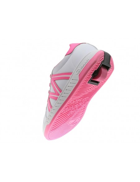 Comprar breezy rollers classic white-pink shoes with wheels