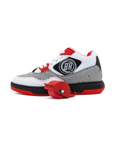 Comprar breezy rollers jump white-grey-red shoes with wheels