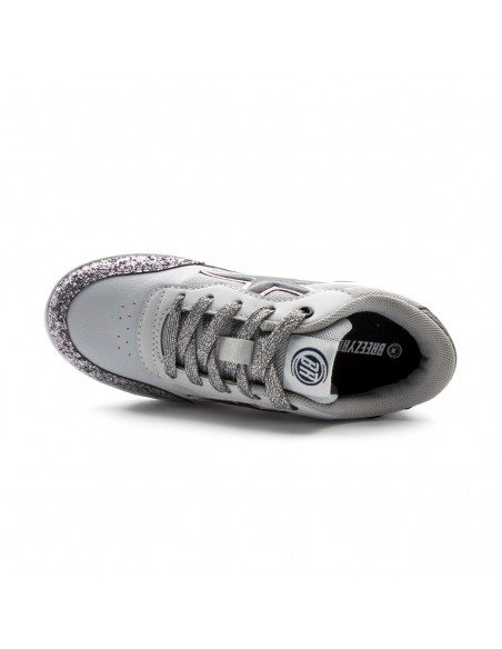 Producto breezy rollers sparkle silver-grey shoes with wheels