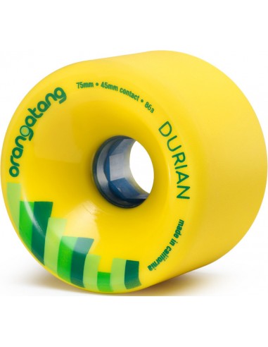 orangatang durian-räder 75mm 86a gelb (4er-pack)