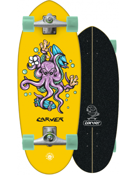 carver octo goner 25" inda flow mini surfskate