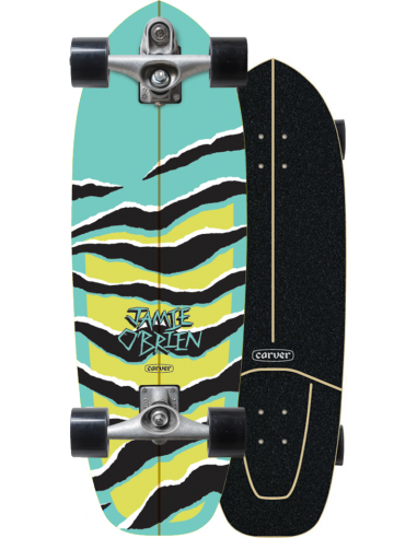 carver j.o.b. aqua 31" jamie o´brien pro model - surfskate c7