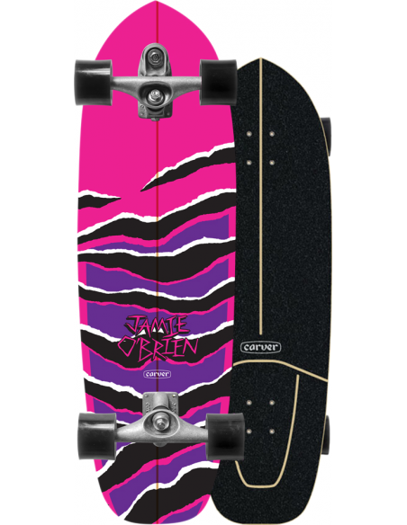 carver j.o.b. pink 33.5" jamie o´brien pro model - surfskate c7