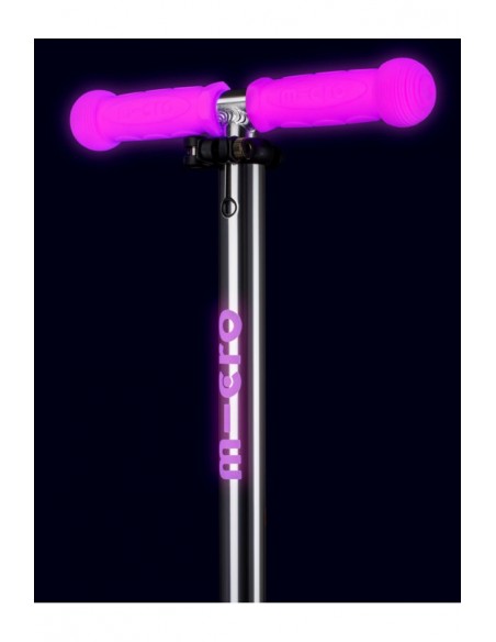 Oferta patinete micro mini deluxe led glow rosa