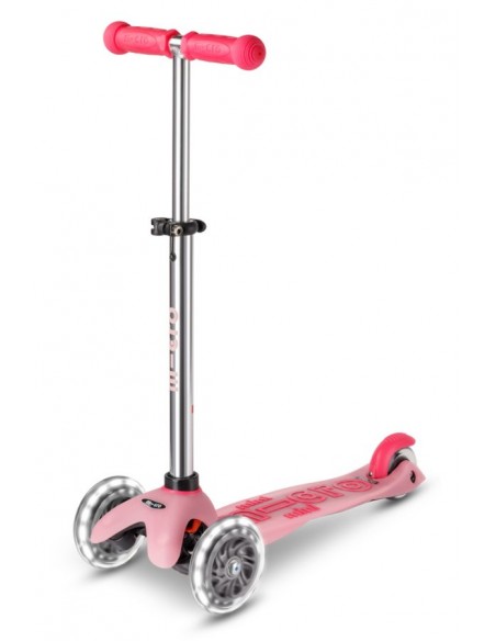 Comprar patinete micro mini deluxe led glow rosa