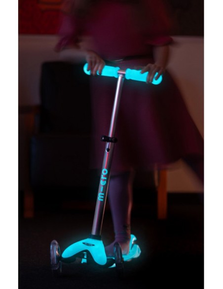 Venta patinete micro mini deluxe led glow aqua