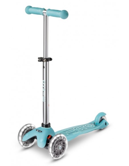 Comprar patinete micro mini deluxe led glow aqua