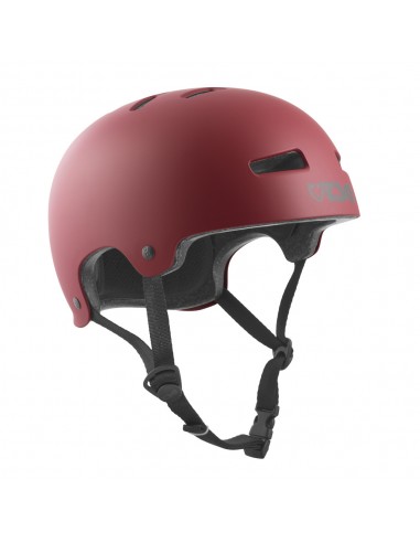 tsg helmet evolution solid color satin oxblood