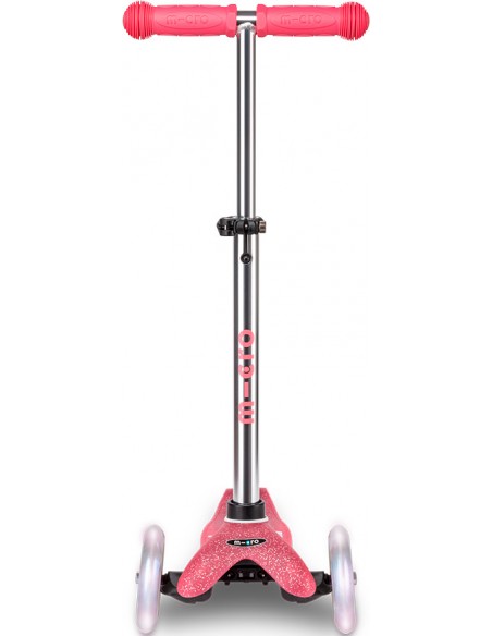 Venta 3-rad scooter mini micro deluxe led pink glitter - scooter für kinder von 2 bis 5 jahren - höhenverstellbar