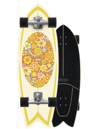 carver bloom 29.5" komplett surfskate