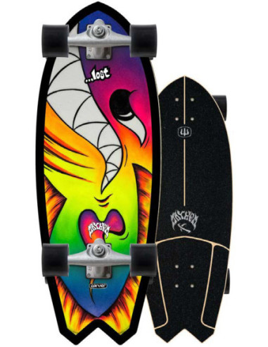 lost x carver rydra 29" komplett surfskate