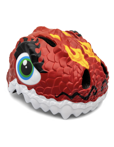 kinderhelm crazy safety drache rot. alter 2-8 jahre.