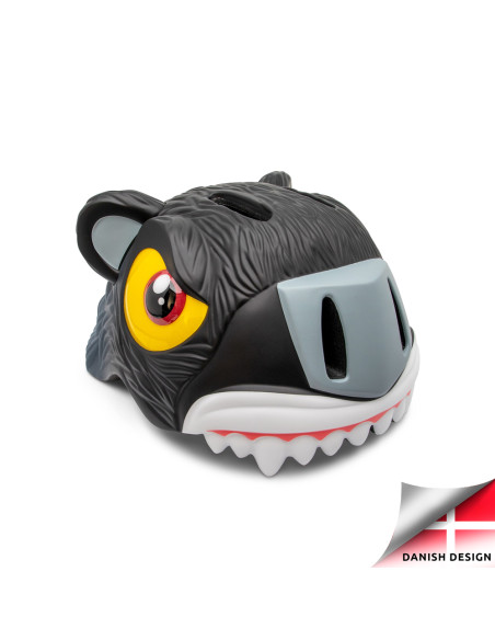 Venta kinderhelm crazy safety panther schwarz. alter 2-8 jahre.