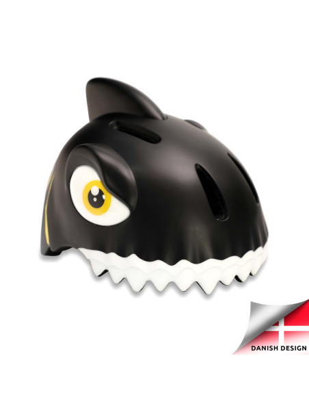 Venta kinderhelm crazy safety haifisch schwarz. alter 2-8 jahre.