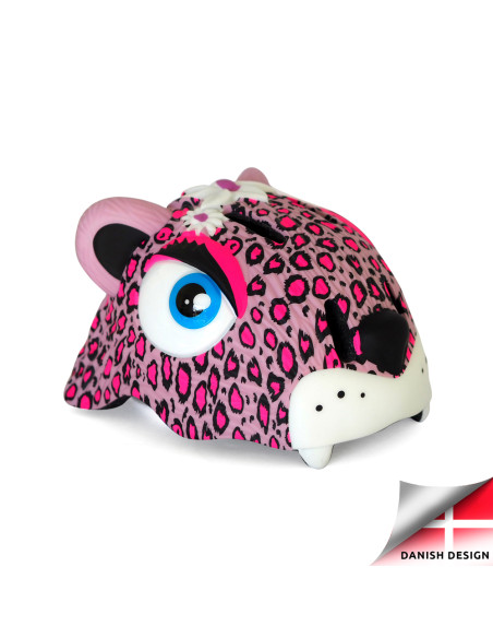 Venta kinderhelm crazy safety leopard rosa. alter 2-8 jahre.