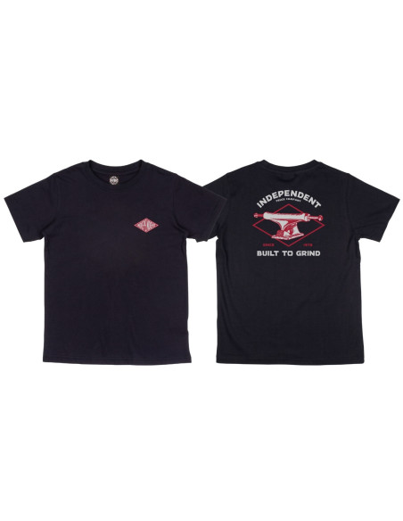 independent btg truck tee schwarzes t-shirt farbe schwarz