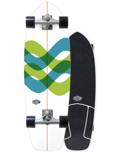 surfskate carver triton 31" signal - carver cx trucks - carver skateboards