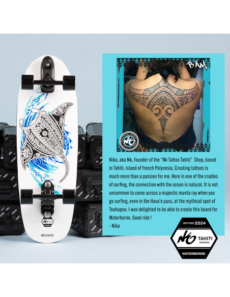 Venta surfskate waterborne teahupoo queen artist series