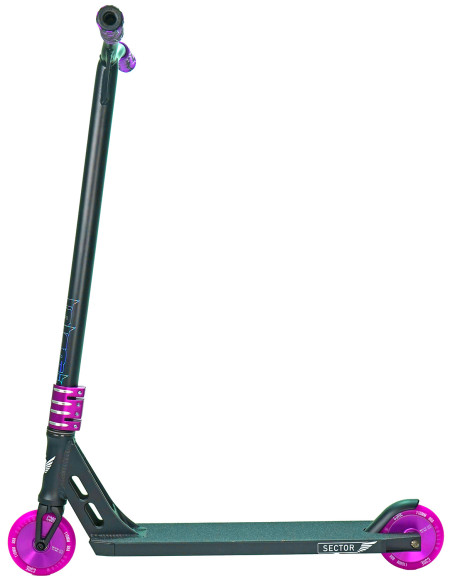 Tienda de longway sector x blunt black & purple - freestyle scooter