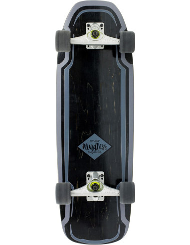 mindless surfskate 30" x 9.5" schwarz