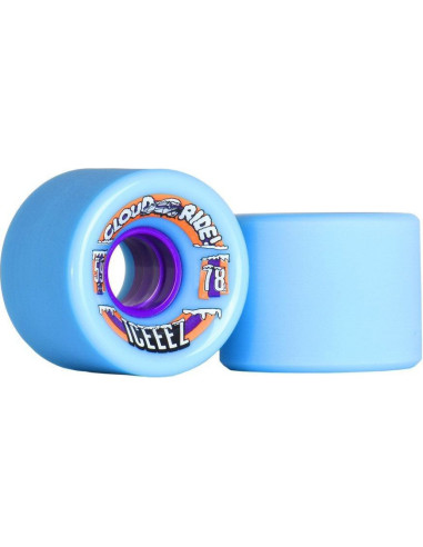 cloud ride wheels iceeez 59mm - 4 pack - blau