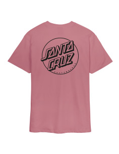 Santa Cruz Tee Opus Dot Stripe Dusty Rose